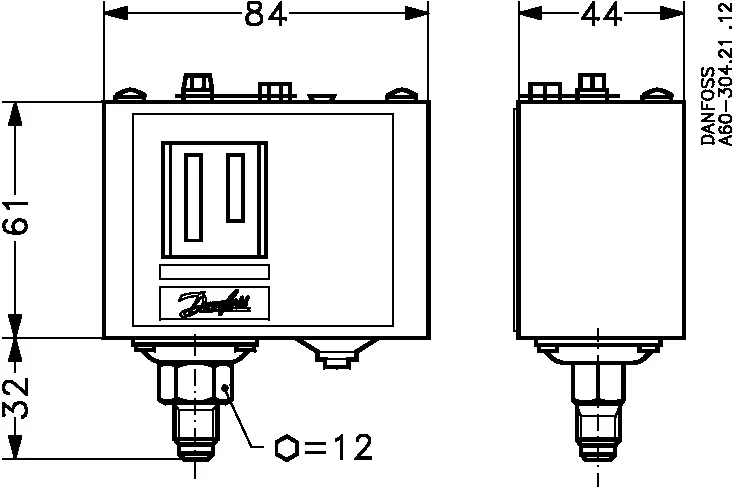 Danfoss KP 5 Реле давления | 060-117166