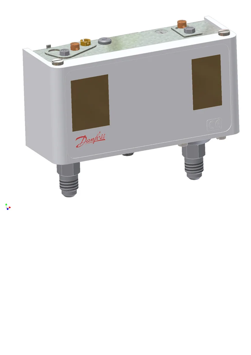 Danfoss KP15 Реле давления -0,2-7,5 / 8-32 бар(пр. класс 0100501404) | 060-126566