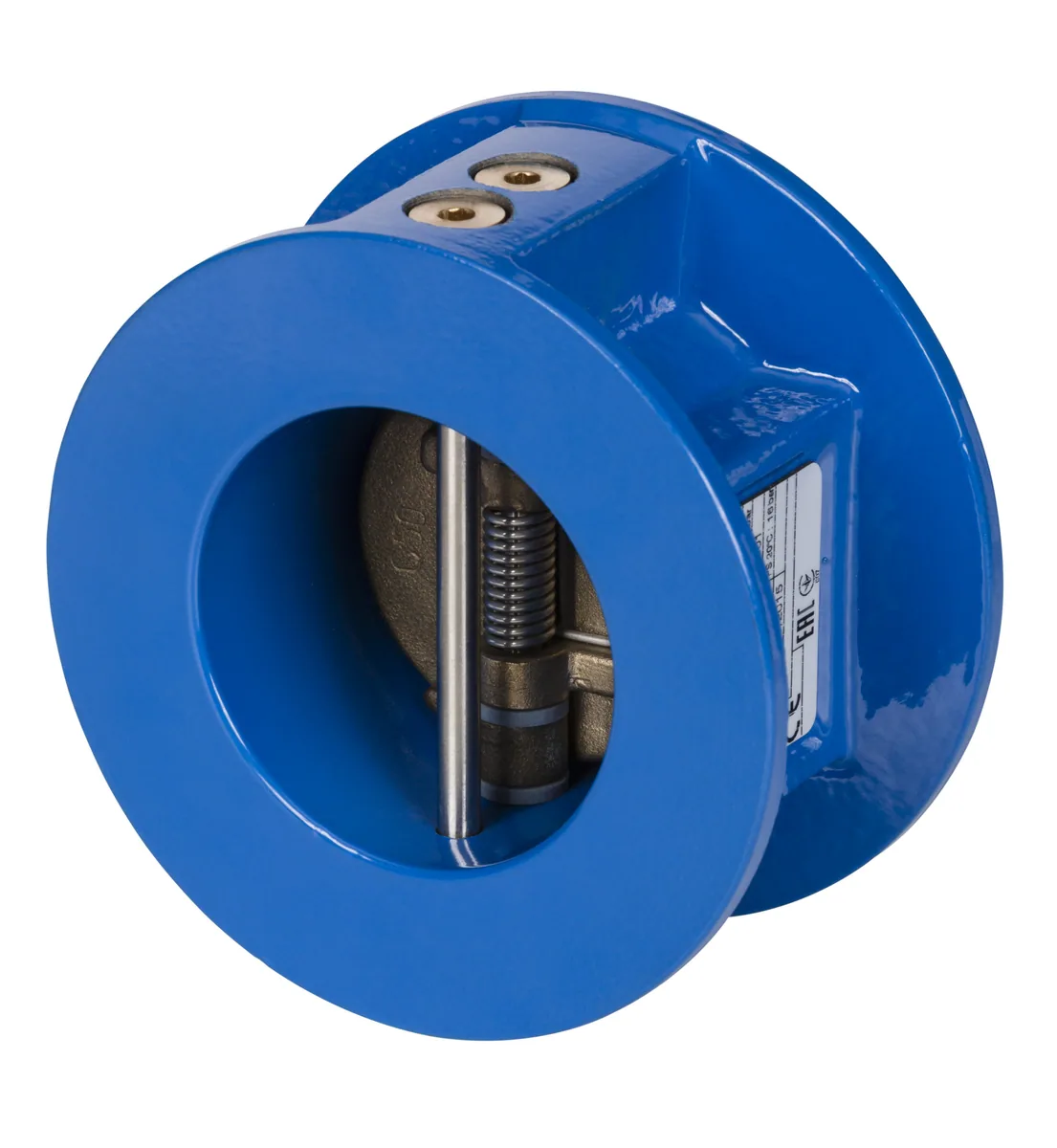 Danfoss NVD 805 065B7514 — Затвор обратный межфланцевый, корпус — чугун GG25 с эпоксидным покрытием, диск — алюбронза, уплотнение — NBR