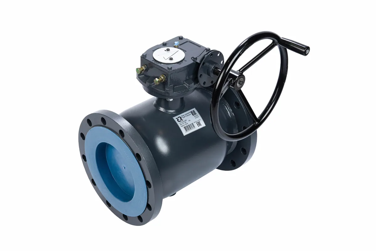 Danfoss RJIP Premium Кран шаровой FF DN350 PN25 WG (фланцевый, с редуктором, стандартный проход) | 065N0371G