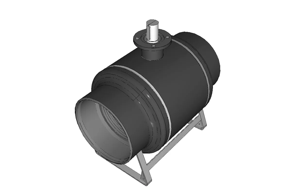 Danfoss RJIP Premium (Премиум) 065N0177GR — Кран шаровой WW DN400 PN25 GF (приварной, под привод, стандартный проход)