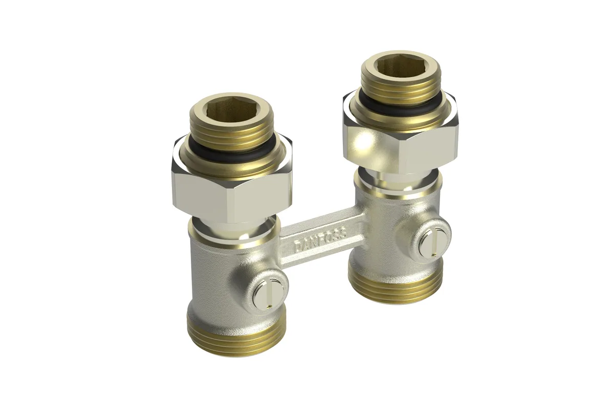 Danfoss RLV-KB 15 + RTR 7090, 1/2 Прямой | 013G7222