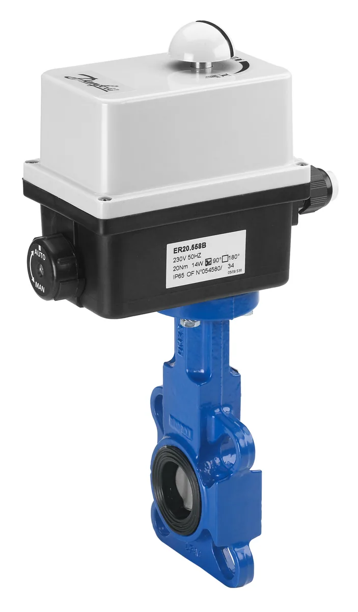 Danfoss затвор дисковый PN16 DN500 DI/EP/EPDM 230V с электроприводом AMB-Y VT1500 | 082X3102