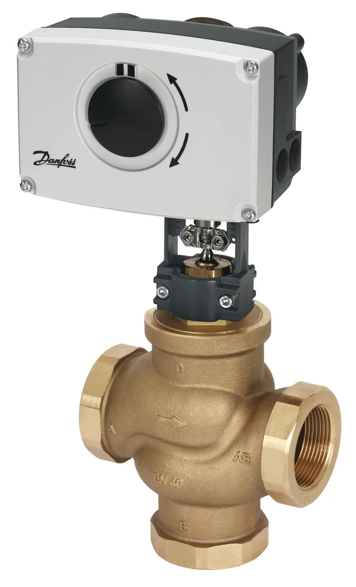 Электропривод AME 438 SU 24В Danfoss 082H0121 - редукторный электропривод с аналоговым управлением