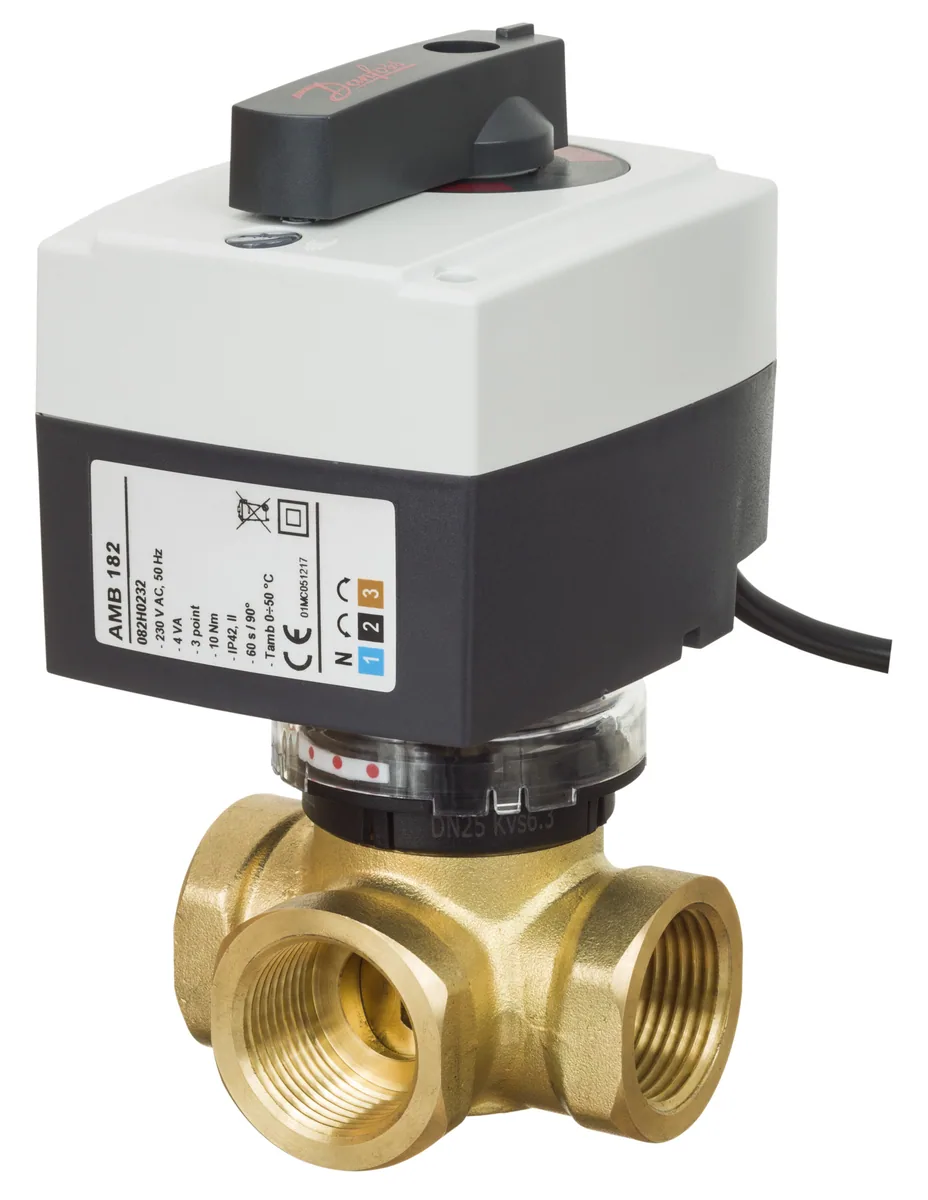 Клапан регулирующий поворотный HRB3 DN25 Kvs 10 Danfoss 065Z0407