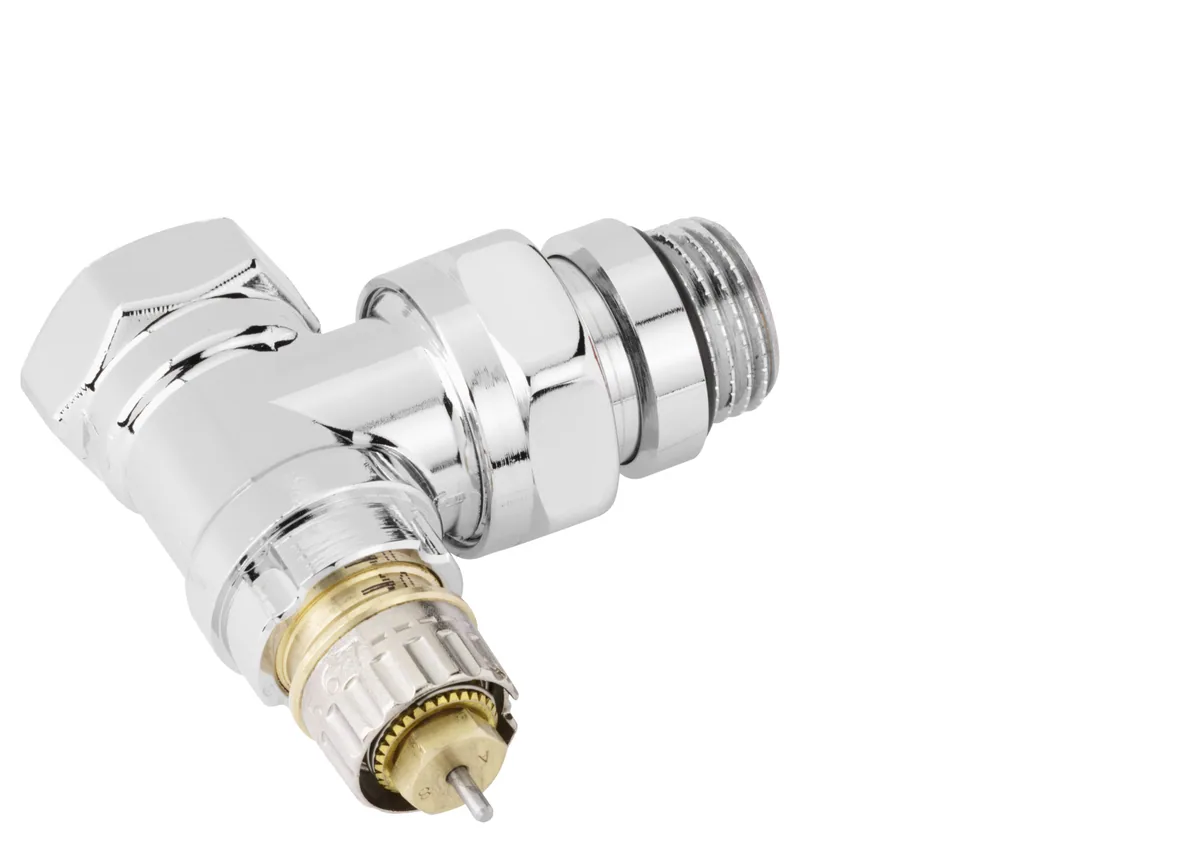 Клапан термостатический RA-N ДУ 15 Угловой, хромированный | Danfoss 013G4247 RTR-N