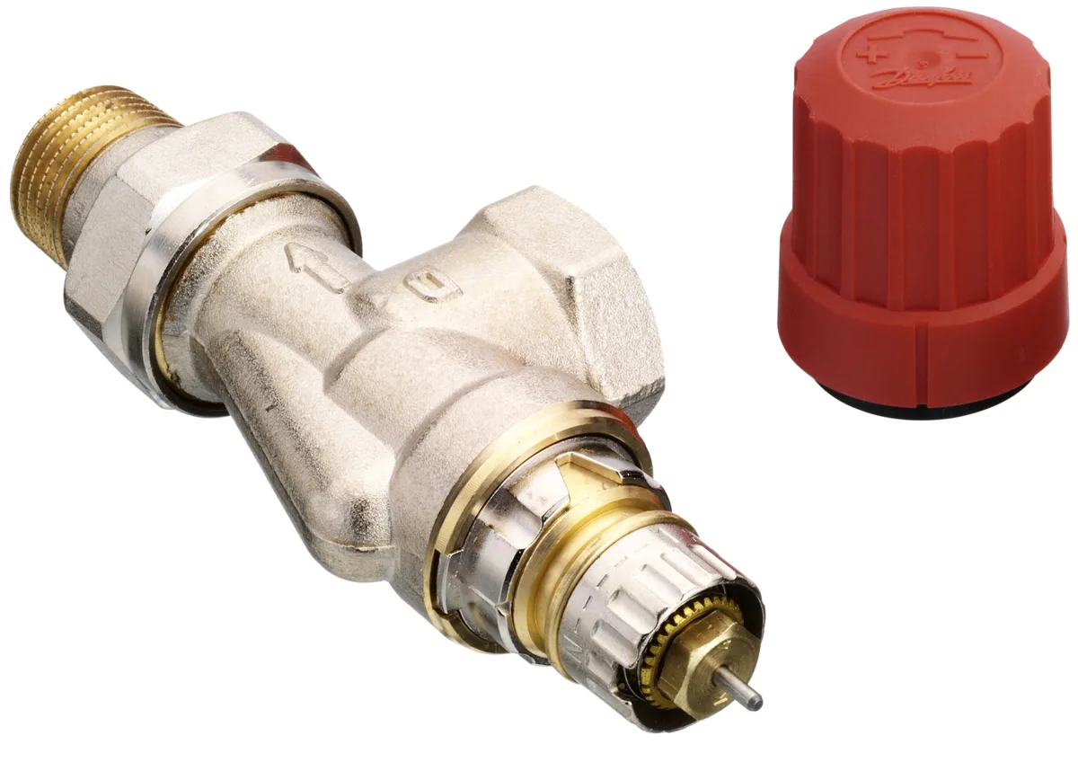 Клапан термостатический RA-N ДУ 20 Угловой горизонтальный, UK версия | Danfoss 013G7049 RTR-N
