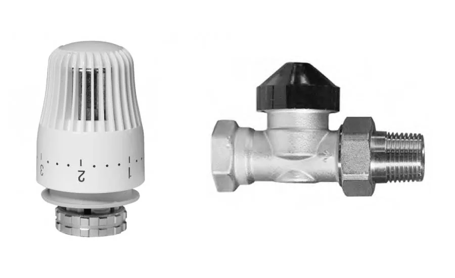Комплект терморегулятора TR-N/TR 84 ДУ 15 | Ridan 013G2174R Прямой