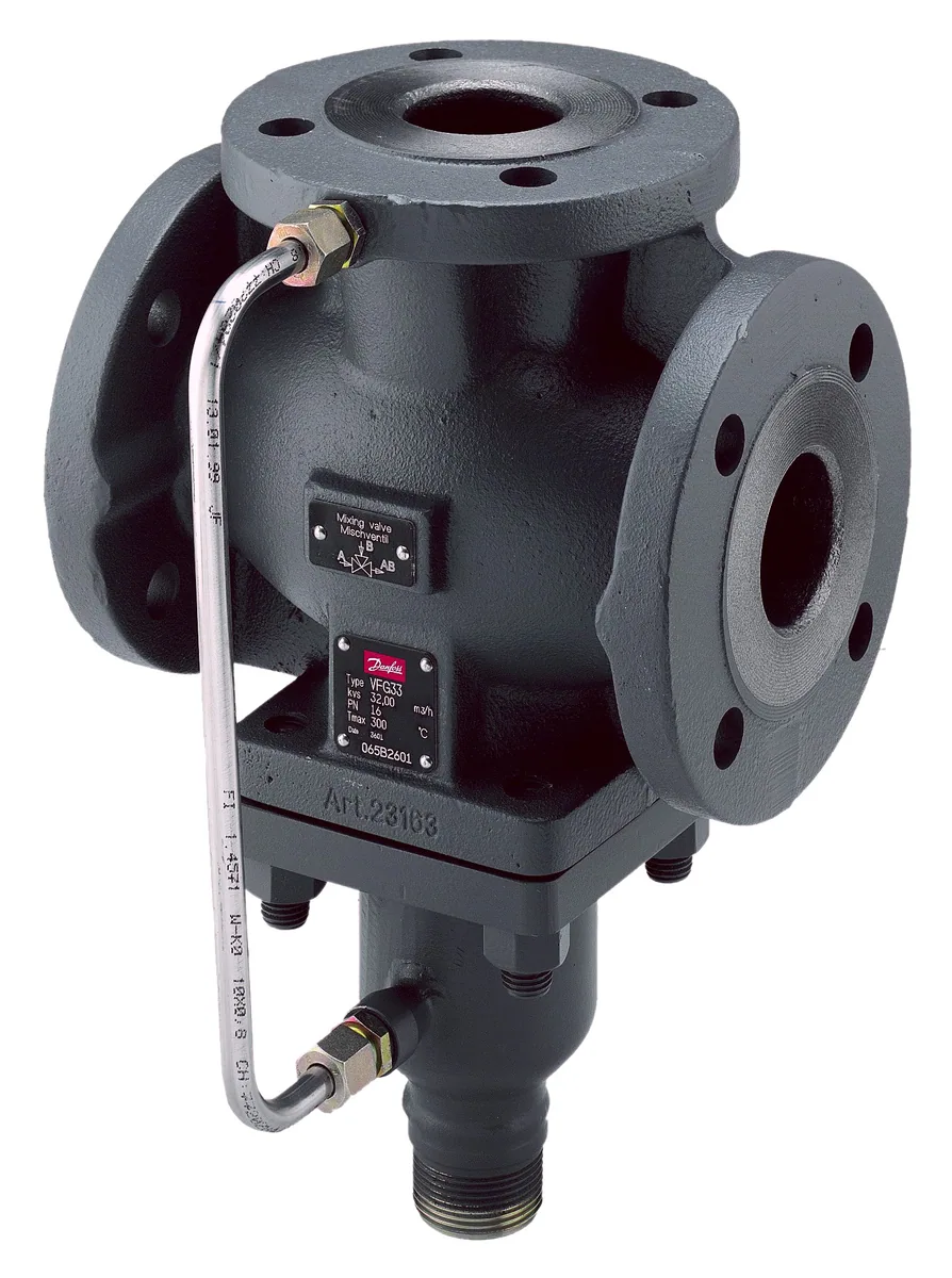 Регулирующий клапан VFG33 Danfoss Ду125 Ру16 065B2605