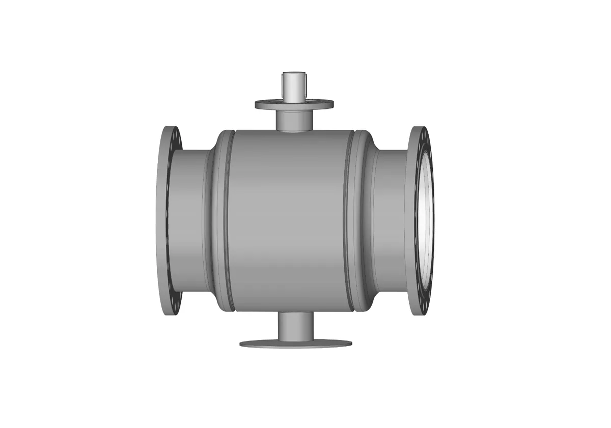 Ридан 065N0387GR — RJIP Premium (Премиум) Кран шаровой FF DN600 PN25 GF (фланцевый, под привод, стандартный проход)