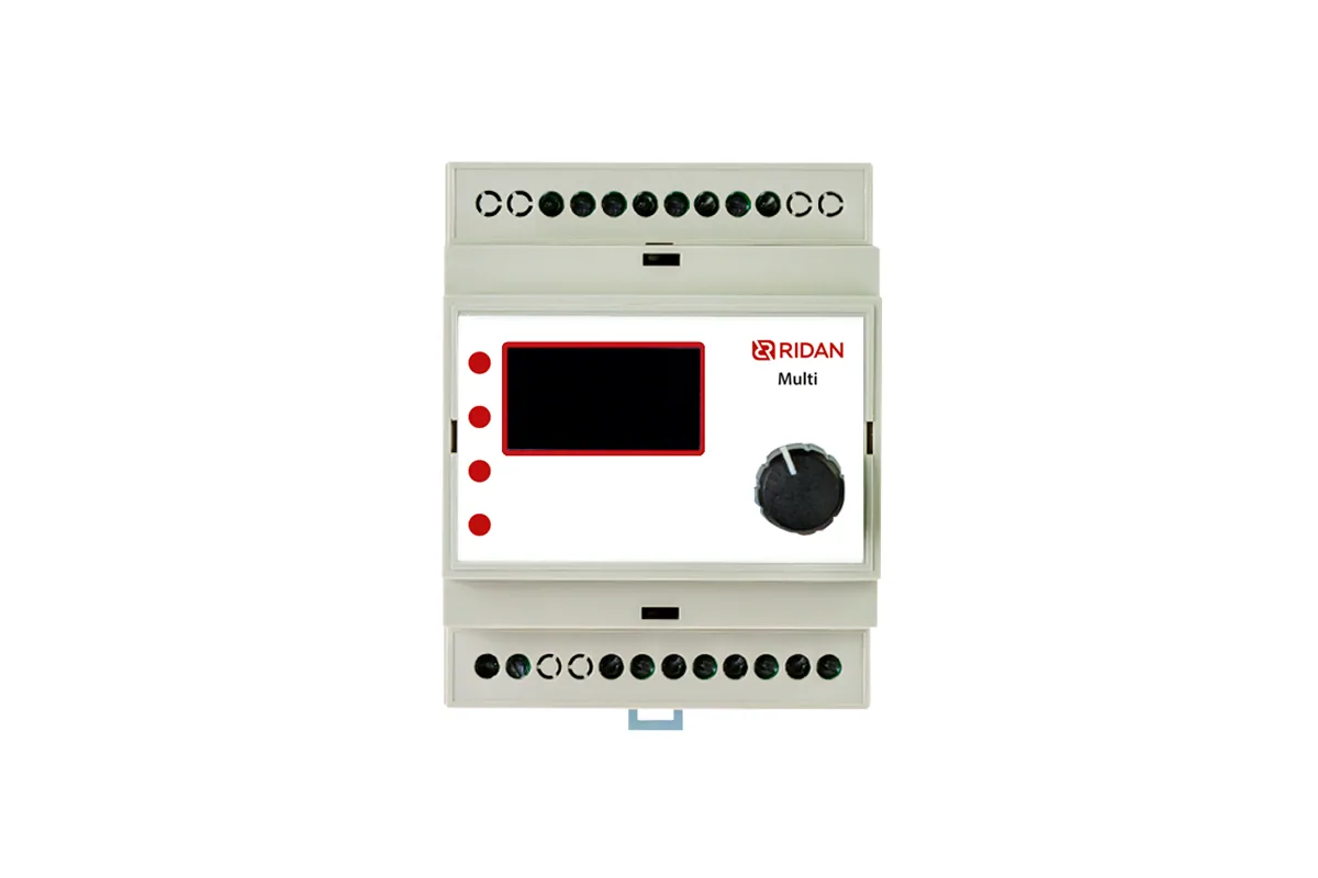 21RT0209R — Ридан Multi (Мульти) терморегулятор, размеры 90,2 х 71 х 70,9, класс защиты IP 20
