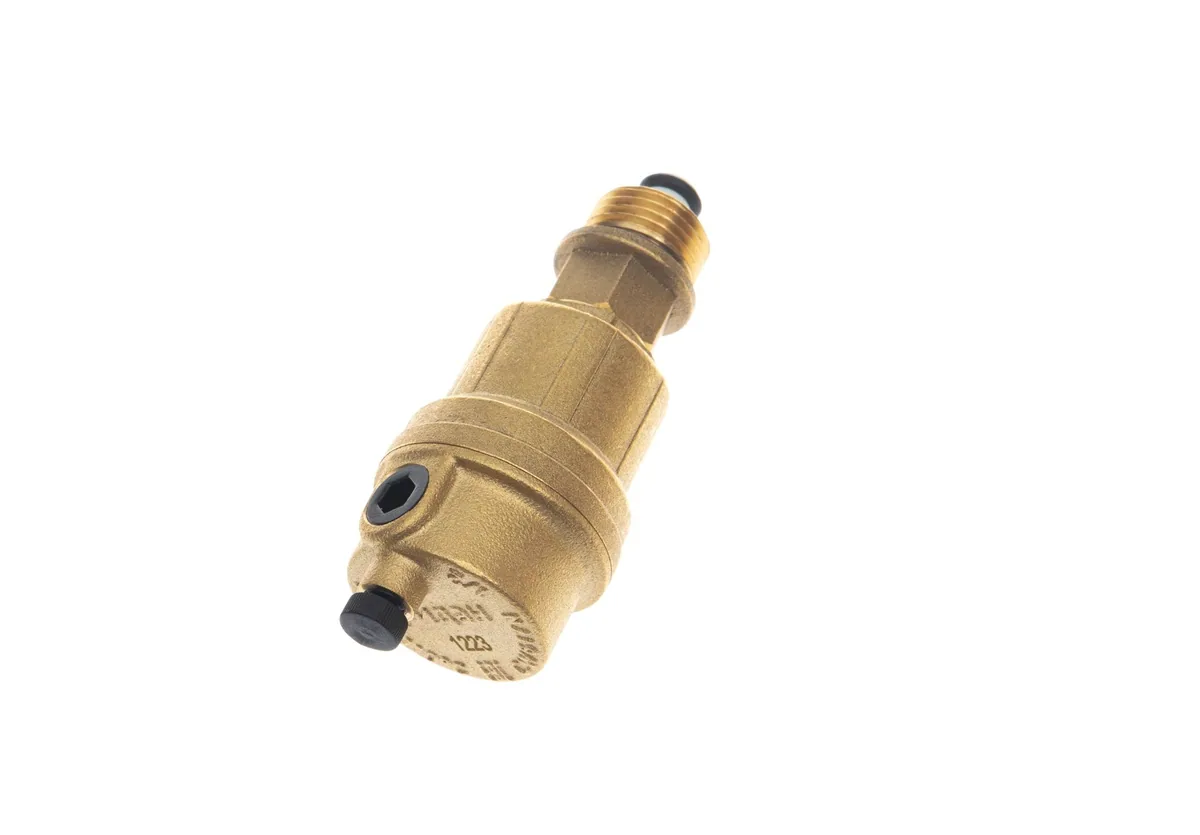 Ридан Airvent-R 065B8322R — Воздухоотводчик PN10, DN10, с обратным клапаном DN15, Т от 0…+110 ℃; материал корпуса латунь CW617N