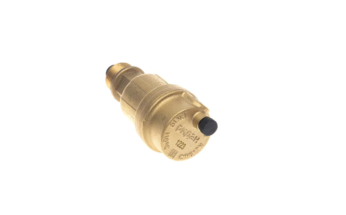 Ридан Airvent-R 065B8322R — Воздухоотводчик PN10, DN10, с обратным клапаном DN15, Т от 0…+110 ℃; материал корпуса латунь CW617N