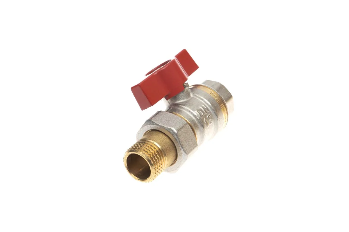 Кран шаровой латунный Ridan BVR-F PN40 DN20 