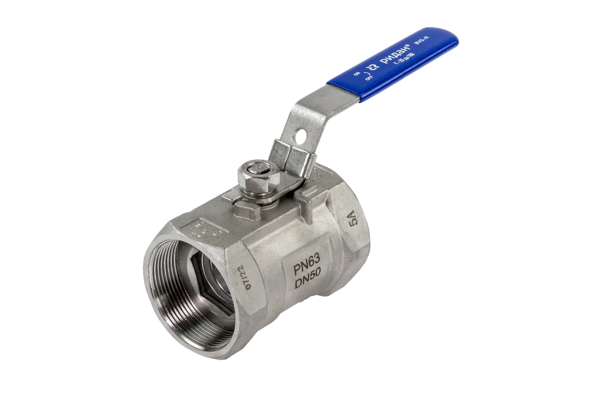 Шаровый кран Ridan BVS-R DN40 PN63 - нержавеющая сталь, ручное управление