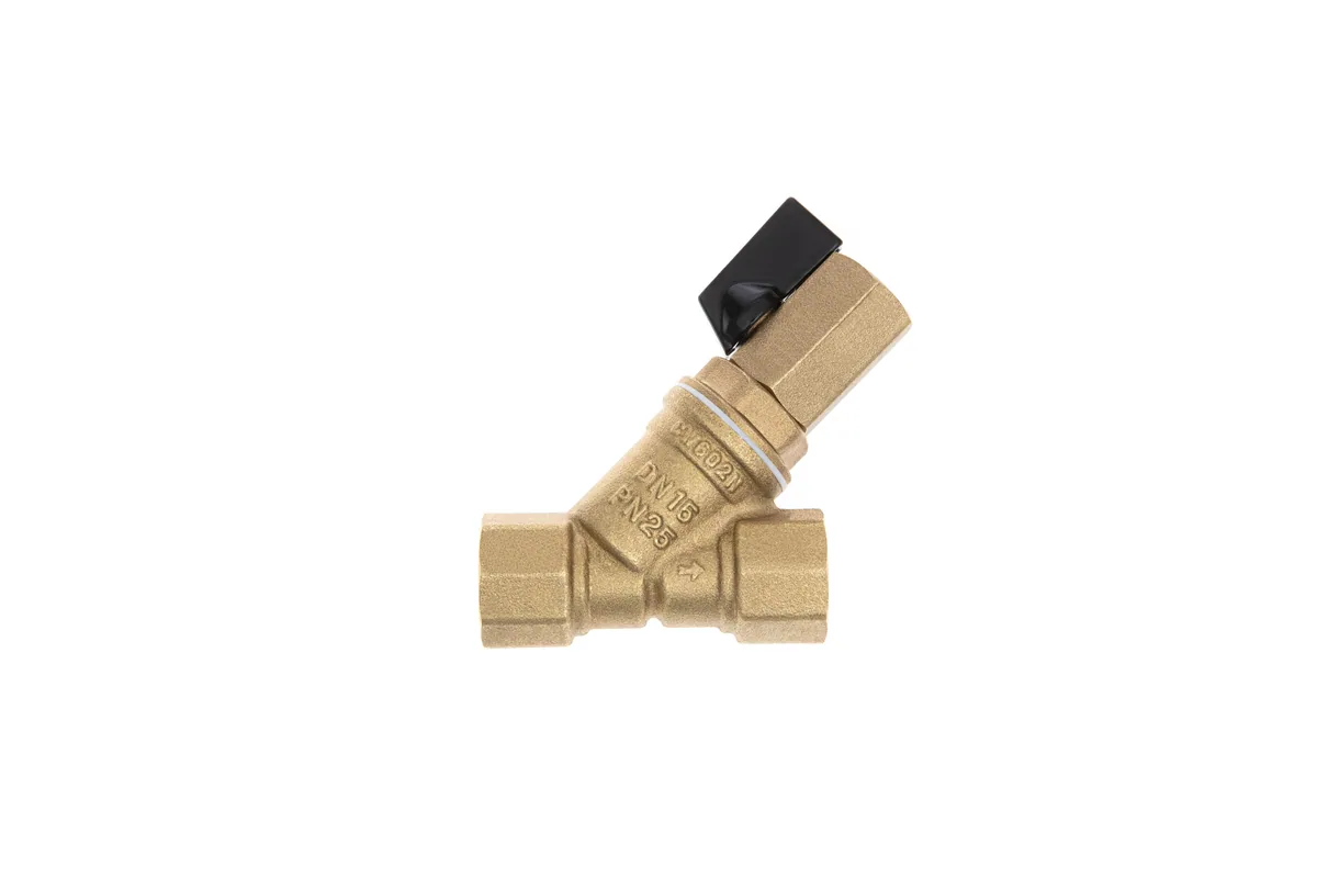 Ридан FVR-DR 065B8342R — Фильтр сетчатый со сливным краном DN20, PN25, Т от -20 °С...130 °С; материал корпуса латунь CW602N