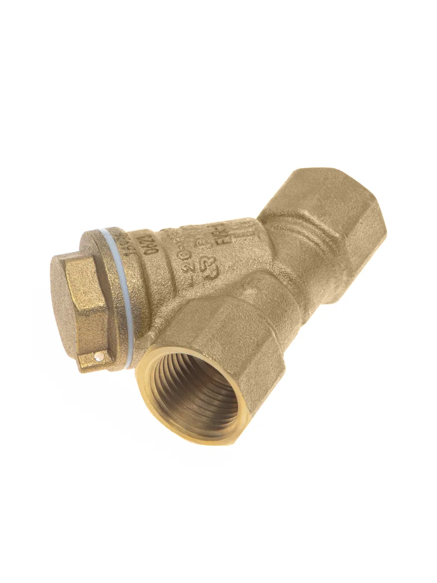Ридан FVR-R 065B8338R — Фильтр сетчатый с пробкой DN32, PN25, Т от -20 °С...130 °С; материал корпуса латунь CW602N