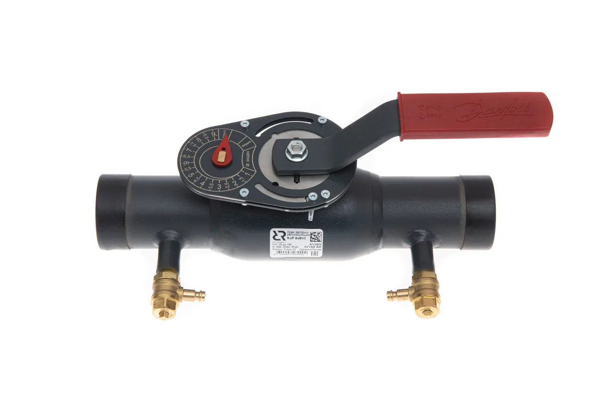Запорно-регулирующий кран Ridan RJIP BaBV3 WW DN125 PN25
