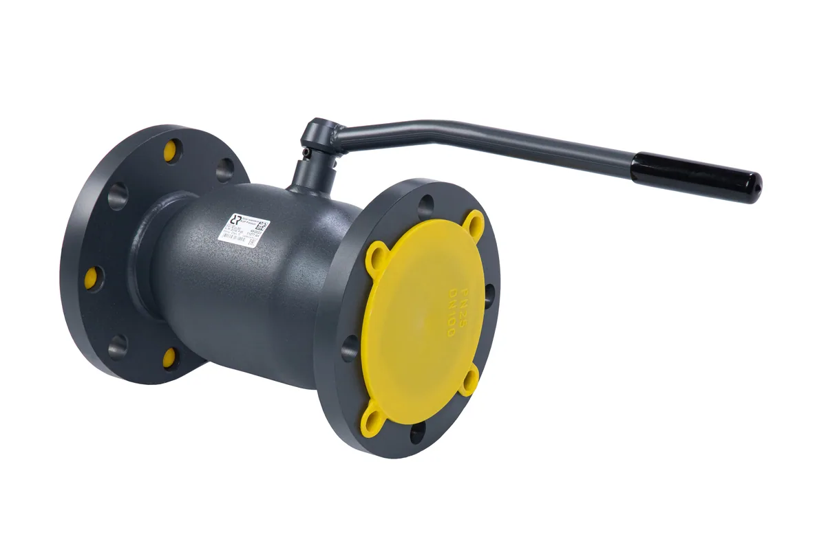 Кран шаровой Ridan RJIP Premium FF DN125 PN25, рукоятка, С/П