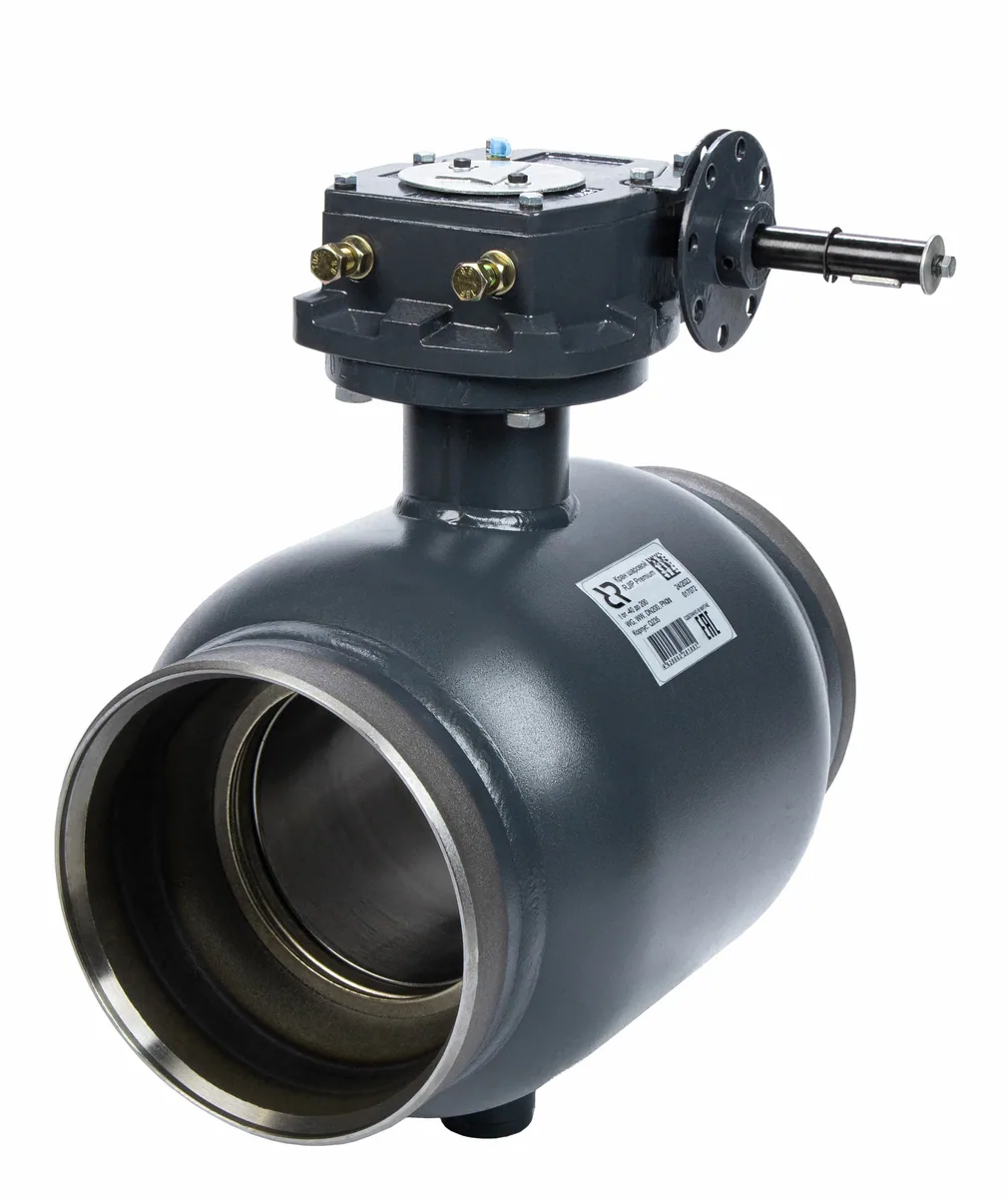 Ридан RJIP Premium (Премиум) 065N0167GR — Кран шаровой WW DN300 PN25 GF (приварной, под привод, стандартный проход)