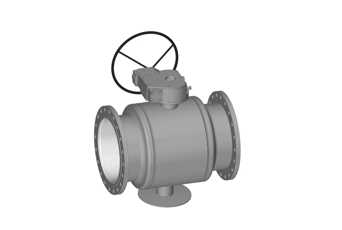 Ридан RJIP Premium (Премиум) 065N0286GR — Кран шаровой DN600 PN16 FF/RB/WG (фланцевый, с редуктором, стандартный проход)