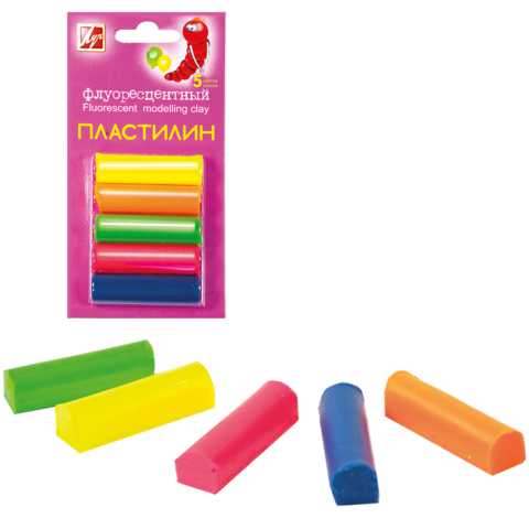 Пластилин 6цв растительный Растипласт