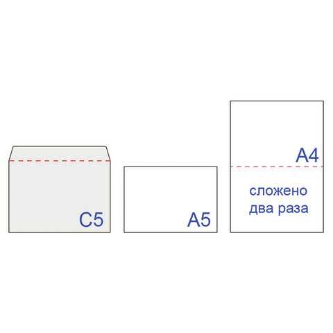 Конверт С5 162х229мм белый отрывная полоса STRIP правое окно ш/к-70857