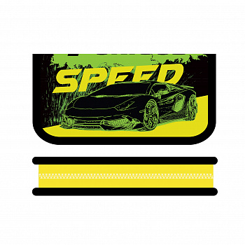 Пенал 1-секц средний БЫСТРАЯ МАШИНА 190х90 ПО-03