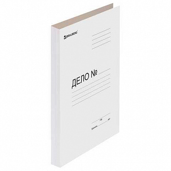 Папка-обложка ДЕЛО А4 картон 440г/м2 до 200 листов 110929 BRAUBERG