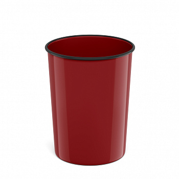 Корзина для бумаг 13,5л литая Marsala красный ЕК
