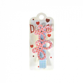 Заколка для волос 7см 1шт 1 вид 2-719/46