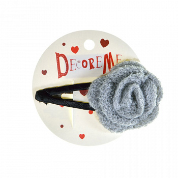 Заколка для волос 8,5см 1шт 4 цвета 2-718/17