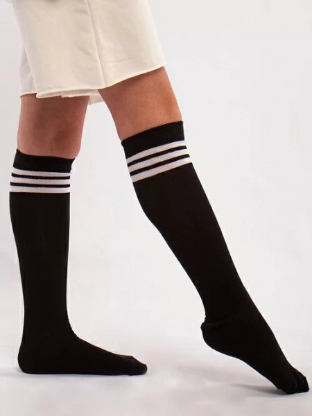 Гольфы детские цвет черный р-р 20