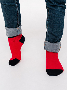 Носки детские цвет красно-синий р-р 20