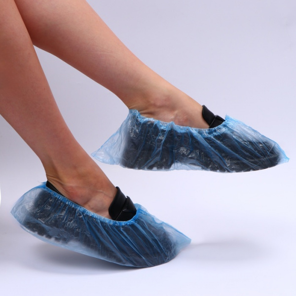 Бахилы Синие UNITE «Стандарт» 2.5 г 25 мкр ПНД 400×150 50 пар/уп (100пар)