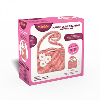 Набор для вязания Сумочка с цветами Miadolla AMG-0126