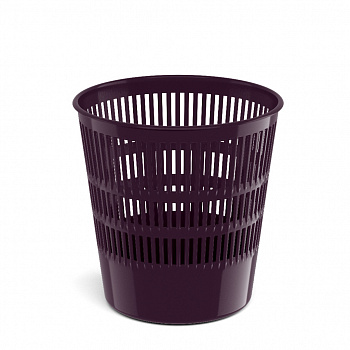 Корзина для бумаг 9л Marsala сетчатая пластиковая рубиновая 55920 ЕК