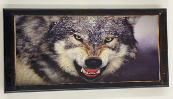 Нарды дерево 50х50см Волки