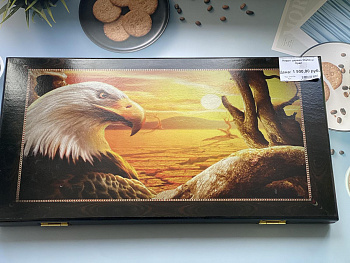 Нарды дерево 50х50см Орел