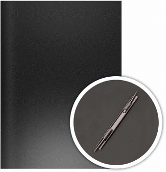 Папка-скоросшиватель А4 черный DOLCE COSTO