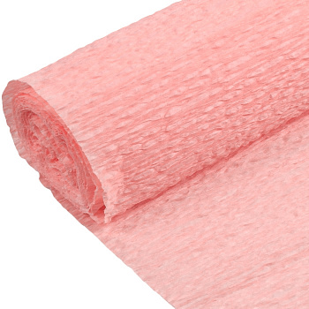 Бумага гофрированная поделочная персиковый 50*250см DV-12563-7