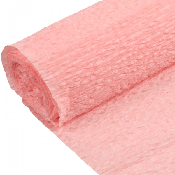 Бумага гофрированная поделочная лососевый 50*250см DV-12563-7