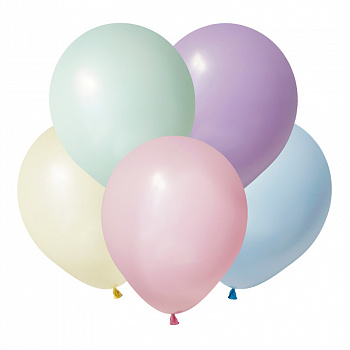 Шар 12"30см Макарунс Ассорти Веселый Праздник