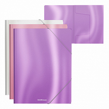 Папка на резинках А4 Glossy Candy ассорти 55074 ЕК