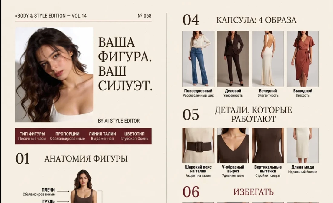 Одежда: силуэты и палитра гардероба