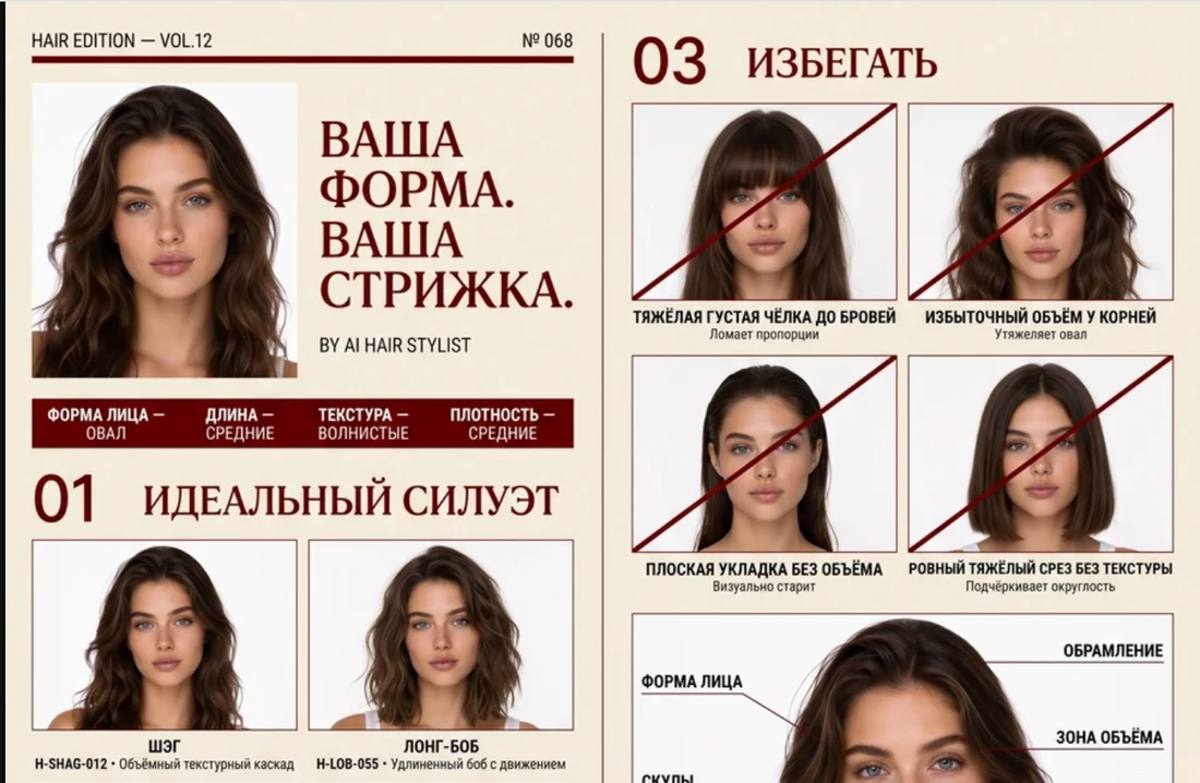 Стрижки под форму лица
