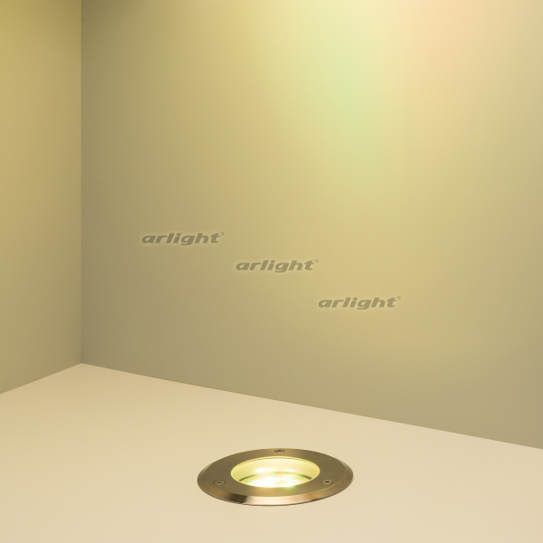 Светильник ART-GROUND-COLOR-TURN-R115-9W RGB (SL, 25 deg, 24V) (Arlight, IP67 Металл, 3 года)