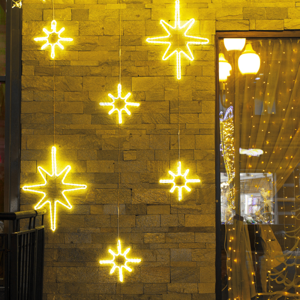 Фигура cветодиодная ARD-STAR-M2-380x250-36LED Warm (230V, 2.5W) (Ardecoled, IP65, 1 год)