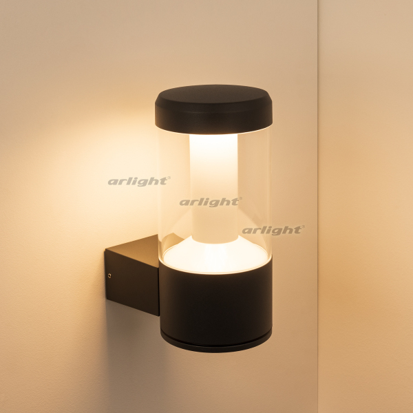 Светильник LGD-STEM-WALL-10W Warm3000 (GR, 185 deg, 230V) (Arlight, IP65 Металл, 3 года)