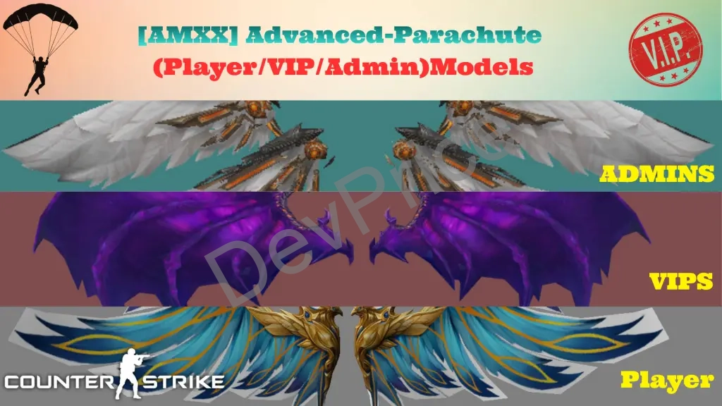 Advanced-Parachute (Player/VIP/Admin)Models